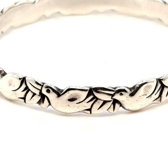 Retired James Avery Dove Bangle - Picture 2 of 6